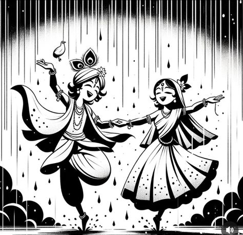 Radhakrishna Drawing Easy, Krishna Doodle Art, Radhakrishnan Drawing, Radha Krishna Drawing Pencil Easy, Radha Krishna Drawing Easy, Radhe Krishna Sketch, Krishna Doodle, Radhakrishna Drawing, Radha Krishna Drawing