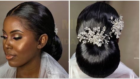 Black Brides Hairstyles, Fashion Bride, African Print Dress Designs, Black Bride, Hair Ponytail Styles, African Print Dress, Wedding Hairstyle, Ponytail Styles, 4 Life