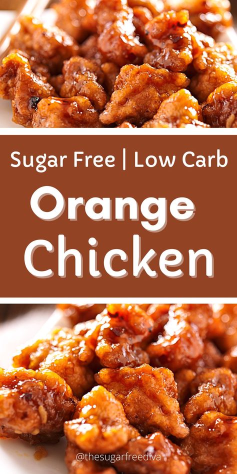 Low Carb Orange Chicken, Low Sugar Dinners, Healthy Low Carb Dinners, Low Carb Low Fat Recipes, Boiled Egg Diet Plan, Low Carb Chicken Recipes, Sugar Free Low Carb, Best Low Carb Recipes, Low Sugar Recipes