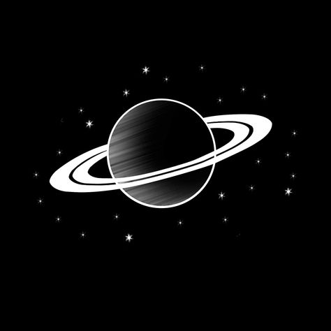 Saturnus Aesthetic Art, Saturn Profile Picture, Saturn Icon Aesthetic, Saturn Black And White, Saturno Aesthetic, Saturn Pfp, Galaxy Pfp, Saturn Icon, Skull Pfp