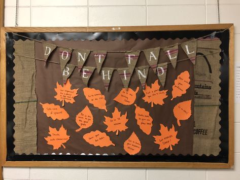 RA Bulletin Board Don’t Fall Behind Fall Bulletin Board Ideas College, Fall Ra Bulletin Board Ideas, Ra Bulletin Boards November, Fall Ra Boards, Fall Ra Bulletin Boards, Ra Bulletin Boards Thanksgiving, Ra Bulletin Boards Fall November, Ra Bulletin Boards Fall, Dont Fall Behind Bulletin Board