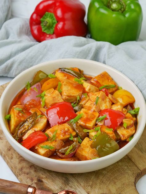 Chilli Paneer Recipe, Chili Paneer, Chilli Paneer, Red Chili Sauce, Paneer Recipe, Fusion Dishes, Paneer Recipes, Red Chili Powder, Tomato Ketchup