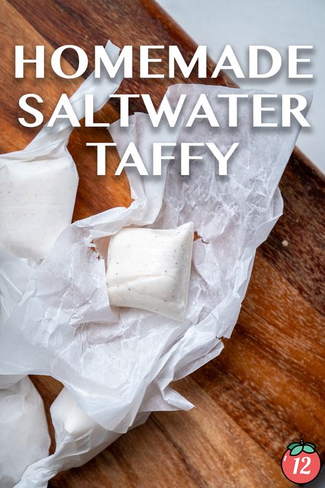 Diy Salt Water Taffy, How To Make Salt Water Taffy, Homemade Salt Water Taffy, Taffy Recipe Easy, Saltwater Taffy Recipe, Salt Water Taffy Recipe, Taffy Recipe, Saltwater Taffy, Homemade Recipe Books