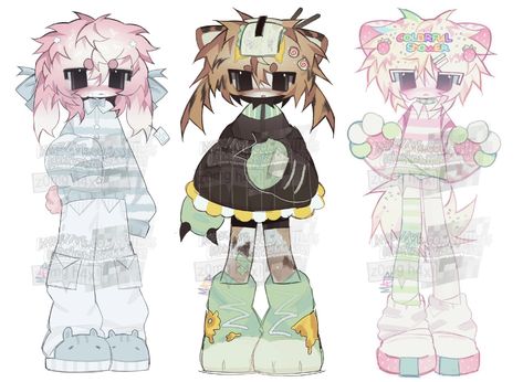 Free Fursona Adoptables, Adopt Me Fanart, Kemonomimi Oc, Adopt Characters, Adoptables Characters, Oc Adopts, Oc Adoptables, Adoptable Oc, Adopt Idea