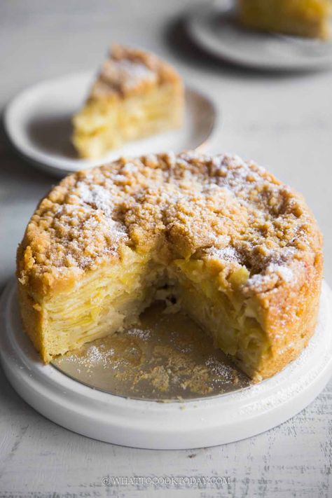 Gateau Invisible Aux Pommes / French Invisible Apple Cake | What to Cook Today Martha Stewart Apple Cake, Invisible Apple Cake Recipe, Invisible Apple Cake, Autumn Desserts, Apple Cakes, French Apple Cake, Apple Cake Recipe, Apple Cream, French Cake