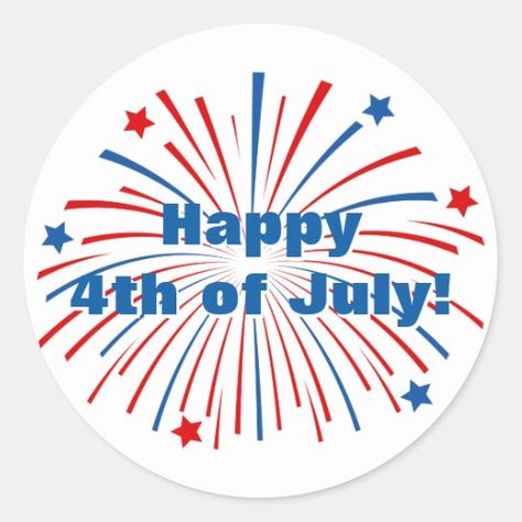 Happy 4th of july Independence Day party stickers Independence Sticker - 4th of july, independence day, party, favor, wedding, birthday, baby shower, happy, fireworks, seals, 4thofjuly, patriotic, celebration, personalized, red white and blue, stars, stars and stripes, american, holiday, america, usa, pride, sealers Independence Day Party, Patriotic Pictures, Easter Wallpaper, Fire Works, Party Stickers, National Holiday, Favor Labels, Blue Party, Happy 4th Of July