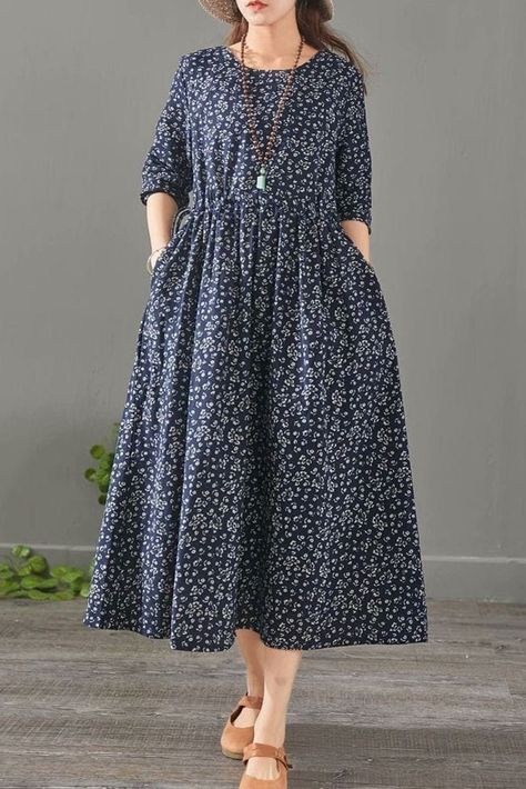 Work Outfits Frauen, Trendy Dresses Summer, Mode Kimono, Maxi Dresses For Women, Mode Boho, Maxi Robes, Linen Maxi Dress, Vestidos Vintage, Dresses Floral