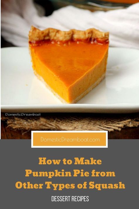 Roasted Winter Squash Pie (aka Pumpkin Pie) is the perfect dessert for fall - it can be made with butternut or acorn squash, or of course, pumpkin. Dessert Recipes | Make Ahead Dessert Recipes | Fall Recipes Squash Pie Recipes, Roasted Winter Squash, Types Of Squash, Butternut Squash Pie, Dessert For Fall, Classic Fall Desserts, Butternut Squash Cinnamon, Squash Pie, Holiday Entertaining Food