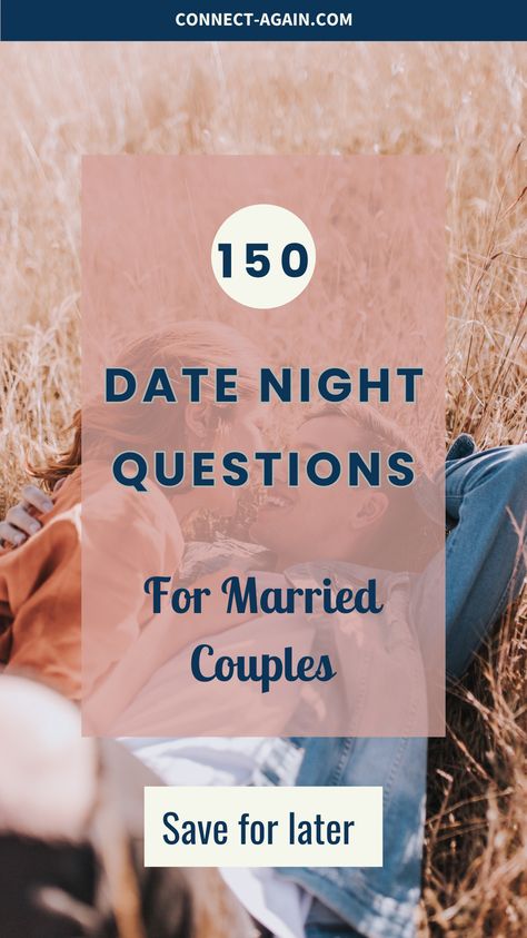 Are you ready for the best date night questions for couples to reconnect? In this blog post, you'll find deeper conversation starters for couples and access to a free download of the date night questions! Save for later and follow for more happy marriage tips. Marriage Date Night Questions, Questions For Couples Deep, Interesting Questions For Couples, Date Night Conversation Marriage, Couples Reconnect Questions, Couple Date Questions, Questions For Date Night, Marriage Conversation Starters, Fun Date Night Questions