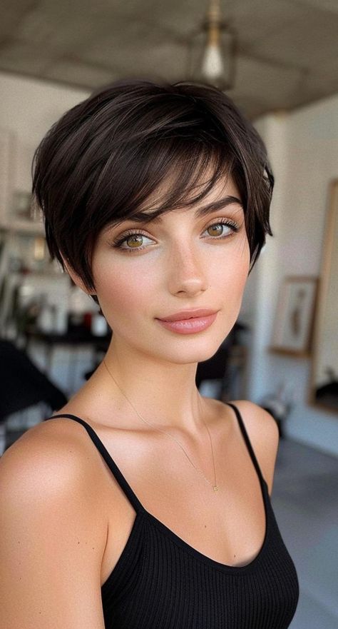 Uncover 24 fashionable short hairstyles with bangs that will elevate your hair game. From sleek, chic cuts to playful, wavy styles, find your new favorite look. Short Hairstyles With Bangs, Chic Haircut, Heatless Curls, Short Pixie Haircuts, Short Hair With Bangs, Short Hair Haircuts, Bob Haircut, Short Hair Styles Pixie, Beauty And Lifestyle