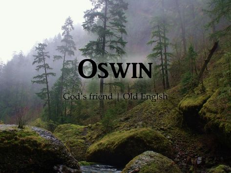 Pronunciation — AWZ-win | Oswin baby name, Unique baby name, Rare baby names, #babynames English Baby Boy Names, Romantic Girl Names, Baby Boy Names Strong, British Baby Names, Irish Baby Names, Southern Baby Names, Rare Baby Names, Southern Baby, Irish Names