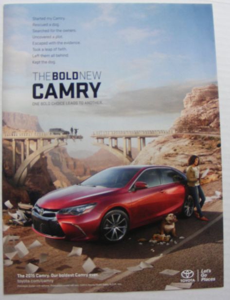 Camry Toyota, 2015 Toyota Camry, Camry 2015, Guitar Print, Ad Car, Magazine Advertisement, Dog Search, Cargo Shipping, Toyota Cars