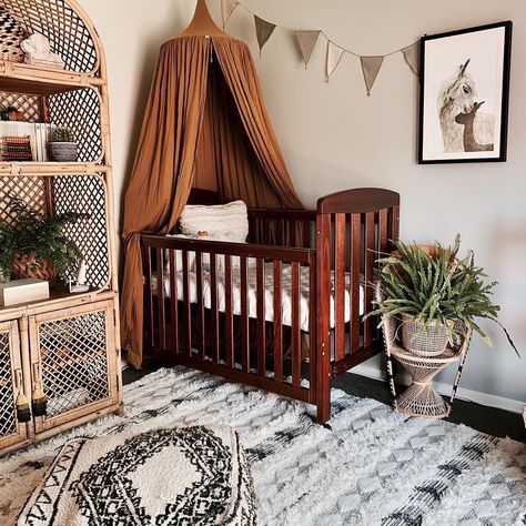 Temple & Webster on Instagram: “Roll out a new rug with over 2000 styles for less in our Mid-Season Sale - like this Silana Flatweave Cotton & Wool Rug 📸:…” Wood Nursery Dresser, Dark Wood Nursery, Boho Baby Nursery, Small Nursery, Baby Nursery Inspiration, Wood Nursery, Nursery Dresser, Baby Room Themes, Nursery Room Design