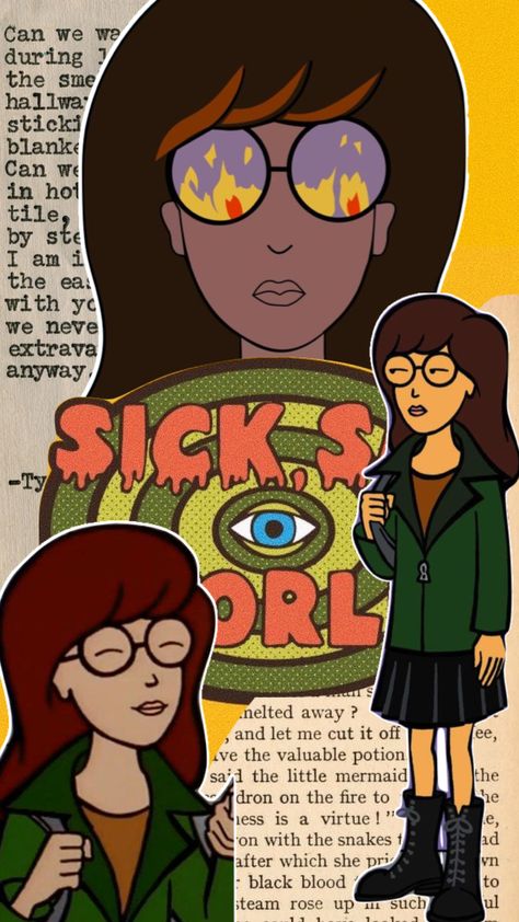 Checkout TheGirlWithTheCatTattoo's Shuffle #dariamorgendorffer #daria #sicksadworld #comfortcharacter #autisticcharacter Daria Poster, Daria Wallpaper, Daria Fanart, Daria Aesthetic Wallpaper, Daria Morgendorffer Aesthetic, Daria Wallpaper Iphone, Daria Iphone Wallpaper, Daria Aesthetic, Daria Background Characters