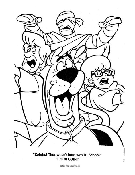 scooby doo colouring pages | ColorMeCrazy.org: Scooby Doo Coloring Pages Scooby Doo Coloring Pages, Scooby Doo Cartoon Network, Scooby Doo Pictures, Scooby Doo Halloween, Scooby Doo Images, Chat Halloween, Dog Coloring Page, Cartoon Coloring Pages, Halloween Coloring Pages