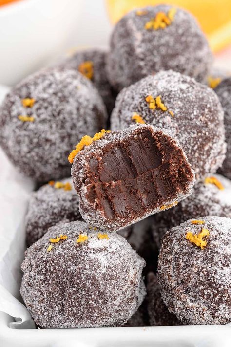 Chocolate Orange Truffles - Princess Pinky Girl Orange Truffles Recipe, Chocolate Orange Truffles, Orange Truffles, Peanut Butter Lasagna, Easy Tiramisu Recipe, Pumpkin Delight, Princess Pinky Girl, Pinky Girl, Cookie Dough Truffles