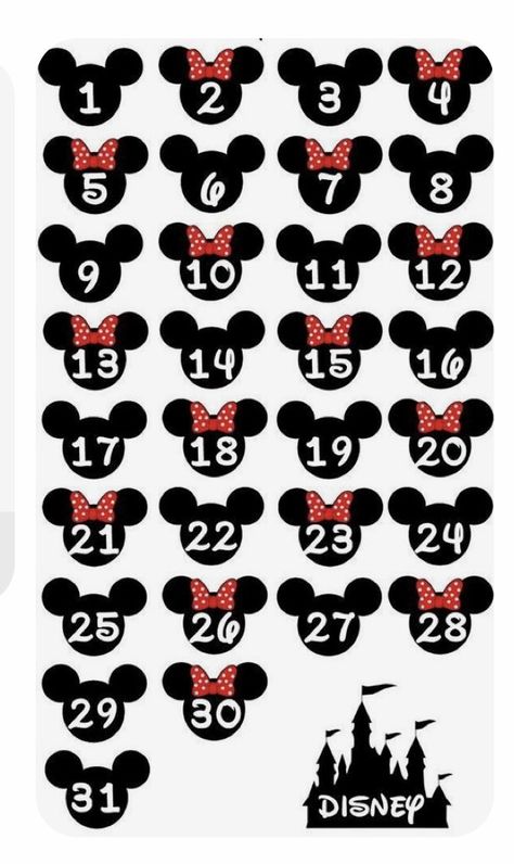 Disney Vacation Countdown, Disney Calendar, Disney Themed Classroom, Vacation Countdown, Stickers Disney, Disney Stickers, Disney Planner, Happy Planner Printables, Disney Countdown