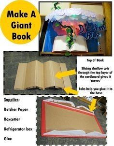 3D Book for Reading Classroom Fairytale Library Display, Book Month Bulletin Boards, Library Painting Ideas On Canvas, Book Themed Classroom Decor, Fairytale Bulletin Board Ideas, Book Fair Decorations, School Library Decorating Ideas, Book Fair Ideas Display, Books Bulletin Board