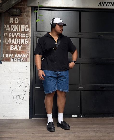 Menswear Plus Size, Petite Men Fashion, Big Guy Summer Fashion, Plus Size Guys Fashion, Mid Size Men Outfits, Men’s Plus Size Summer Fashion, Midsize Men Outfits, Husky Man Outfits, Mens Plus Size Fashion Summer