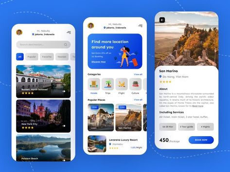 #travel app #inspiration ui #creative ui #appdesign #mobile app ui #destination #uiux #booking app #hotel app #vacation #app ui design Travel Ui Design, Travel App Ui Design, Booking App Design, Travel App Design, Creative App Design, Travel Guide App, Hotel App, Hotel Booking App, App Frame