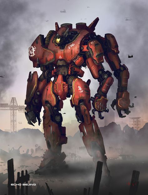 The Art Of The Giant Robots Of Pacific Rim Pacific Rim Concept Art, Pacific Rim Jaeger Concept Art, Pacific Rim Robots, Pacific Rim Art, Crimson Typhoon, Pacific Rim Kaiju, Pacific Rim Jaeger, Cool Robots, Arte Robot