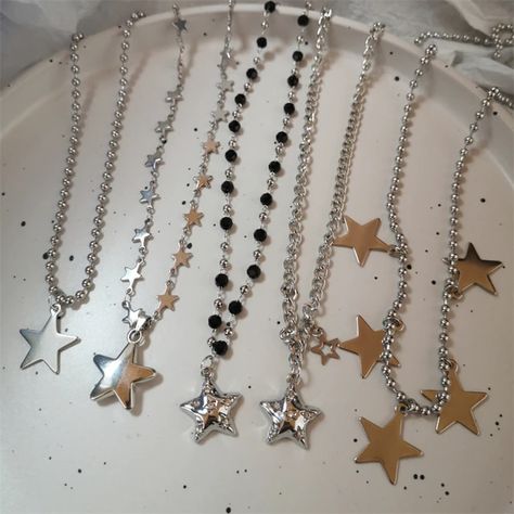 2023 vintage y2k acessórios estéticos estrela pingente colar para as mulheres legal hip hop kpop pentagrama chain colares meninas jóias _ - AliExpress Mobile Colares Aesthetic, Futuristic Jewelry, Aesthetic Star, Dr Closet, Hip Hop Chains, Accessories Aesthetic, Planet Necklace, Pentagram Pendant, Y2k Accessories