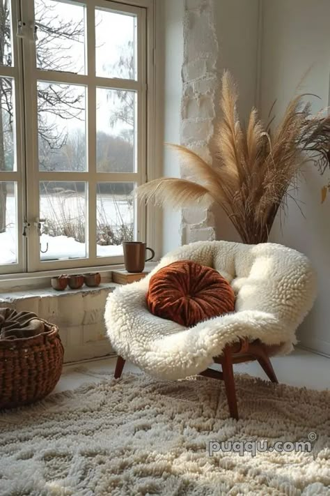 Modern Scandinavian Decor, Scandinavian Bedroom, Scandinavian Interior Design, Minimalist Furniture, Scandinavian Furniture, Scandinavian Decor, Scandinavian Interior, My New Room, Reading Nook