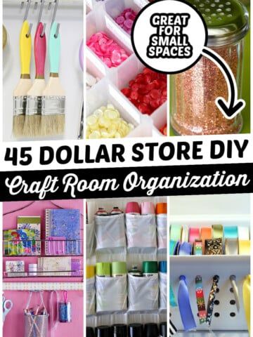 Organize and declutter your craft room on a budget with these DIY dollar store craft room organization ideas. From ribbon organization to vinyl organization, there are plenty organization hacks to choose from. These cheap and easy dollar tree craft room storage ideas are perfect for small spaces and will help you maximize your space. Diy Craft Room Organization, Craft Room Organization Diy, Storage Hacks Diy, Nails Tools, Dollar Store Diy Organization, Craft Storage Organization, Craft Room Design, Dollar Store Hacks, Penny Pincher