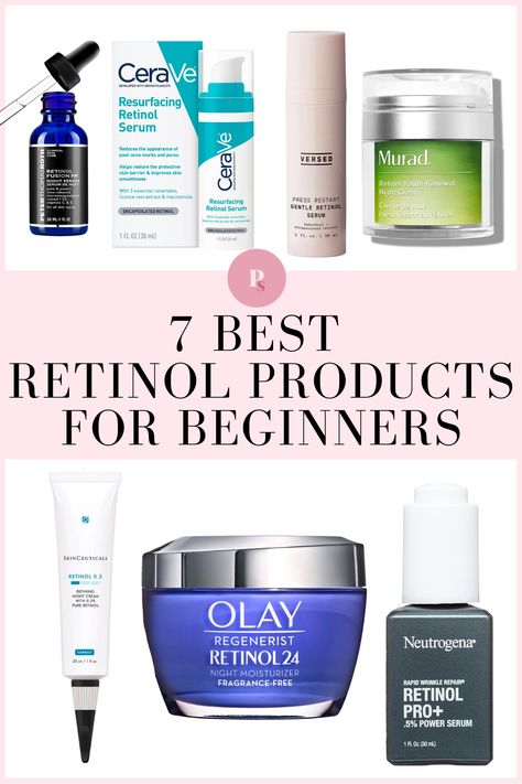 Retinol is one of the most powerful skin care ingredients around, but it can also be intimidating to use. If you're looking to add retinol to your skin care routine but aren't quite sure where to start, this guide to using retinol is the perfect place to begin. We'll cover what retinol is, its benefits, and the best retinol for beginners, so you can get the most out of this skin care superstar. Keep reading to find out more! Best Otc Retinol, Retinol For Sensitive Skin, Retinol Skincare Routine, Retinol For Beginners, Best Retinol Products, Skinceuticals Retinol, Retinol Products, Best Retinol, Retinol Skincare