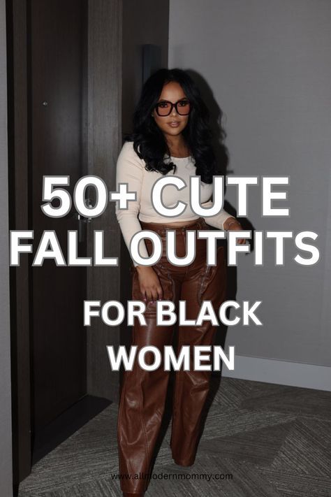 Brown Leather Cargo Pants Outfit, Leopard Print Scarf Outfit Winter, Light Brown Turtleneck Outfit, Casual Trouser Outfit For Women Winter, Fall Winter Dress Outfits, Cute But Warm Outfits Winter, Beige And Black Outfits For Women, Amazon Influencer Outfits 2024 Fall, Fall 2025 Outfits