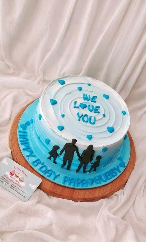 Bday Cake For Papa, Cake Papa Birthday, Cake Designs For Hubby Birthday, Best Husband And Dad Cake, Birthday Cake For Father Dads, Father Birthday Decoration Ideas At Home, Cake Design For Papa, Cake Design For Father Birthday, Hubby Birthday Cake Designs