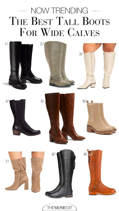 Wide Calf Boots For Women Uk, Boots Wide Calves, Wide Calf Riding Boots For Women, Big Calves Boots, Tall Boots Wide Calf, Tall Western Boots Women, Knee High Boots For Big Calves, Wide Calf Leather Boots For Women, Extra Wide Calf Boots Plus Size