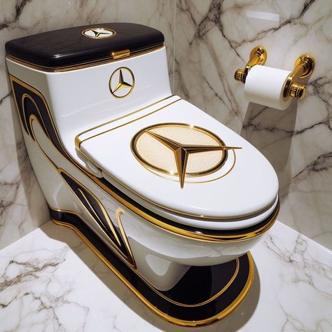 Car Bathroom Decor, Custom Toilets, Toilet Drawing, Elegant Bathroom Design, Tiny House Furniture, Toilet Art, Car Part Furniture, House Interior Design Styles, Bathroom Furnishings