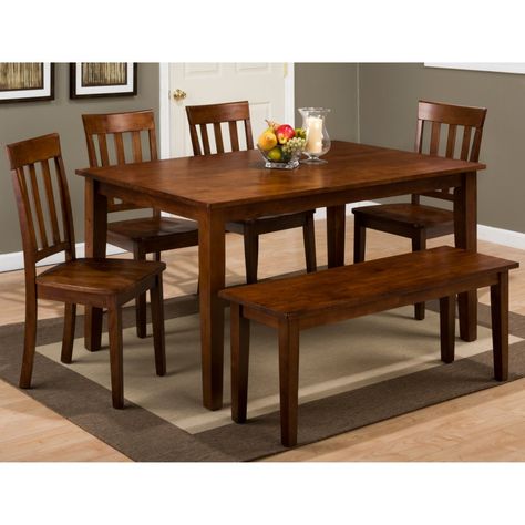 Jofran Simplicity Rectangle Dining Table - Kitchen & Dining Room Tables at Hayneedle Wooden Dining Room Table, Cooked Meal, Solid Wood Dining Set, Counter Height Chairs, Dinette Sets, Dining Room Table Set, Rectangle Dining Table, Kitchen Dining Sets, Counter Height Table