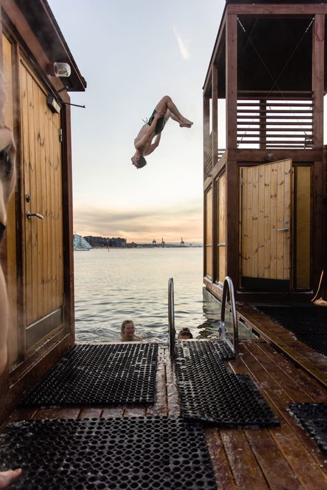 Sauna Aesthetic, Scandinavian Sauna, Scandinavian Saunas, Norwegian Architecture, Wellbeing Centre, Oslo Opera House, Reclaimed Windows, Lake Union, Nordic Scandinavian