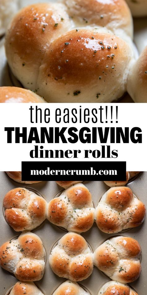 Best Frozen Rolls For Thanksgiving, Thanksgiving Bread Rolls Recipe, Herb Dinner Rolls Easy Recipes, Fancy Rolls Recipe, Best Store Bought Dinner Rolls, Easy Thanksgiving Rolls Recipes, Thanksgiving Day Dishes, Thanksgiving Roll Recipes, Recipes With Frozen Dinner Rolls