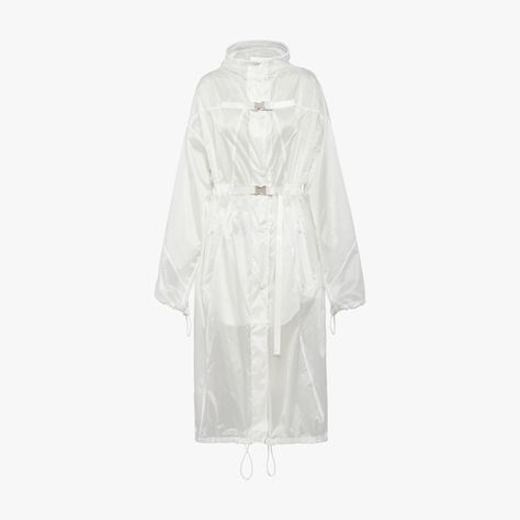 Women's outerwear | PRADA Prada Gifts, Transparent Clothing, Family Clothes, Edna Mode, Full Midi Skirt, Raffia Hat, Raincoats For Women, Bad Weather, Fashion Pieces