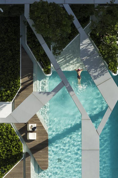 Cool Swimming Pools, Garden Canopy, Renzo Piano, Luxury Apartment, Indoor Swimming, Pool Bar, Pool Design, Swimming Pool Designs, Canopy Outdoor