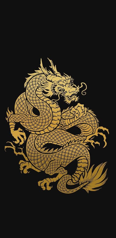 Golden Dragon Tattoo, Vietnamese Dragon, Spirit Guardian, Celestial Dragon, Dragon Totem, Happy New Year Stickers, New Year Stickers, Orange Dragon, Dragon Spirit