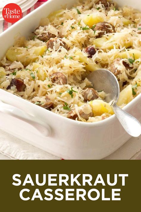 12 Tomatoes Sauerkraut Casserole, Casserole With Sauerkraut, German Casserole Sauerkraut, Saurkraut And Ham Recipes, Hamburger Sauerkraut Casserole, Pork And Sauerkraut Casserole, Recipes With Sauerkraut Dinners, Sourkrout Casserole, Sauerkraut Casserole 12 Tomatoes