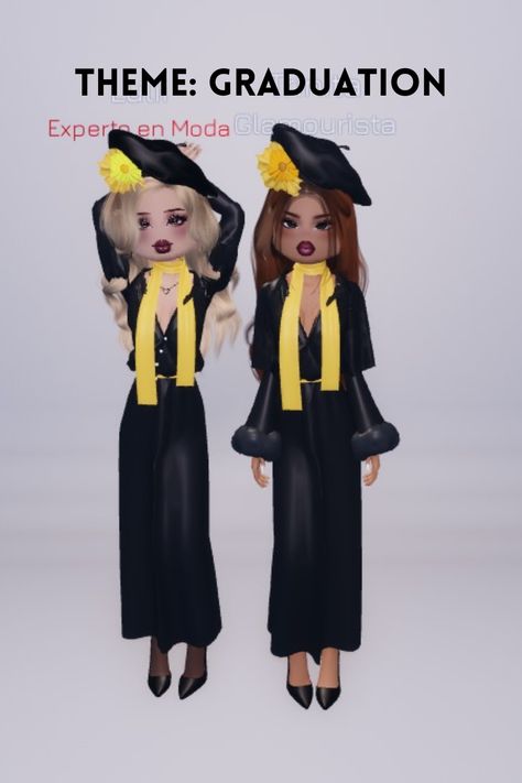 dress to impress graduation Dti Roblox Graduation, Dress To Impress Me Right Now Theme, Graduation Dress To Impress Roblox Game, Dti Theme Graduation, Dti Graduation Idea, Graduation Dress To Impress Outfit, Dress To Impress Graduation Theme, Graduation Dti Outfit, Dti Outfits Ideas Theme