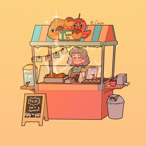 달력 디자인, 귀여운 음식 그림, Isometric Drawing, Bg Design, Japanese Drawings, Isometric Art, Aesthetic Shop, 카드 디자인, Cafe Art