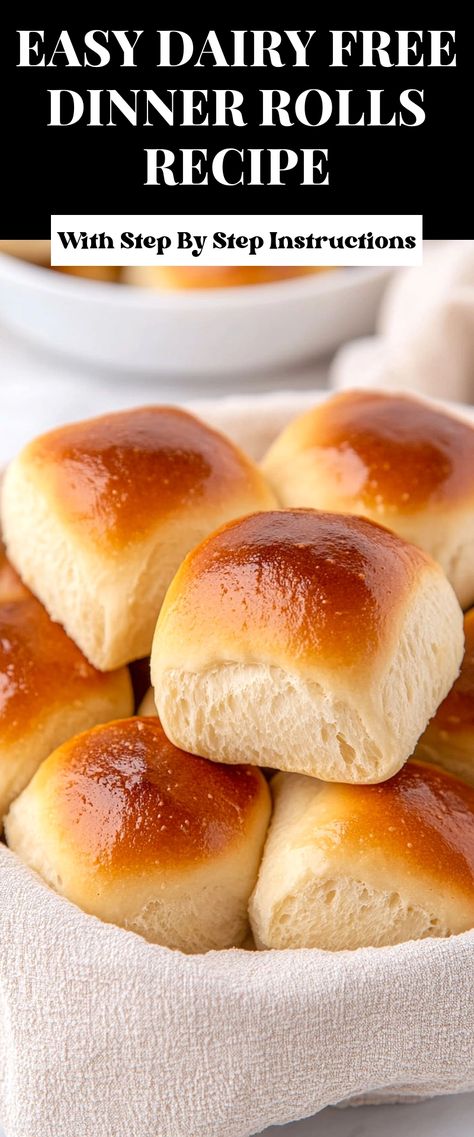 Image for Easy Dairy Free Dinner Rolls Recipe Best Gluten Free Rolls Recipe, Dairy Free Dinner Rolls Recipe, Dinner Rolls Dairy Free, Dairy Free Yeast Rolls, Simple Dairy Free Dinner, Easy Dairy Free Dinner Recipes, Dairy Free Rolls, Dairy Free Dinner Rolls, Gluten Free Rolls Recipe