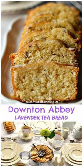 Lavender Tea Bread Recipe, Lavender Tea Bread, Lavender Recipes, Afternoon Tea Recipes, Tea Bread, Usa Food, Tea Party Food, Lavender Tea, Tea Sandwiches