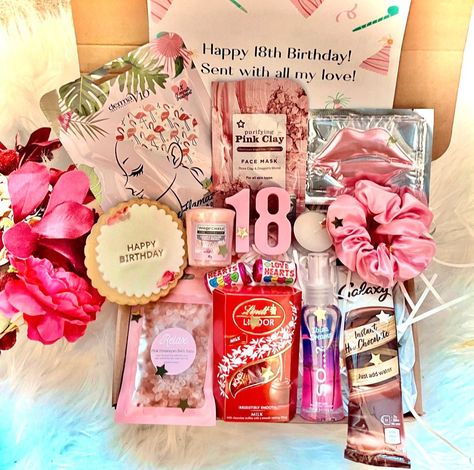 Excited to share this item from my #etsy shop: 18th Birthday Hamper / Gifts For 18th / / 18th / Birthday Gifts / Milestone Birthday / Birthday Gift For Teens / 18th Gift For Girls / 18th Birthday Hamper, Self Care Hamper, Gifts For 18th Birthday, Free Happy Birthday Cards, Birthday Hamper, Mask Hair, Free Birthday Card, Birthday Hampers, Birthday Gifts For Teens