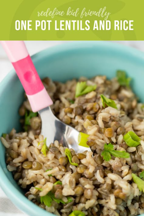 Lentils And Brown Rice, Healthy Recipes Easy, Rice Healthy, French Lentils, Super Healthy Kids, Lentils And Rice, Brown Rice Recipes, Fresh Fruit Salad, Recipes For Kids