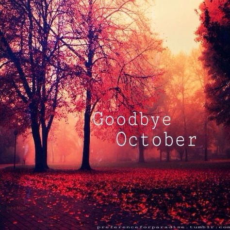 Goodbye October..... Hello November Bye October, Hallo November, November Hello, Fall Desktop Backgrounds, Goodbye October, November Images, Desktop Wallpaper Fall, Buh Bye, October Country