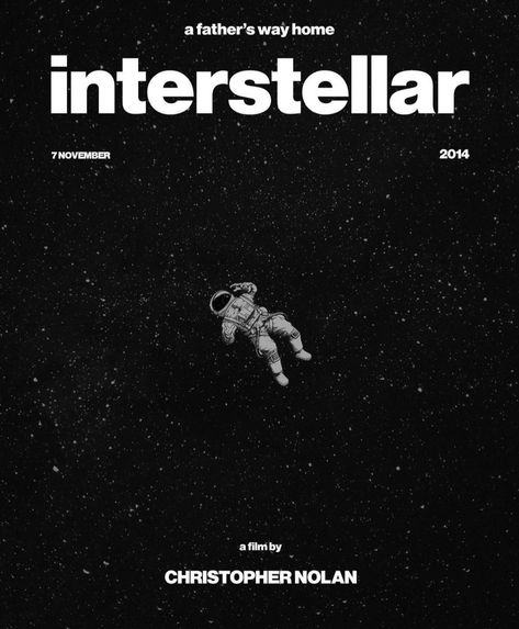 Interstellar Poster Aesthetic, Interstellar Minimalist Poster, Popular Movie Posters, Interstellar Poster Art, Minimalist Movie Poster Design, Simple Movie Posters, Interstellar Aesthetic, Space Movie Poster, Interstellar Wallpapers