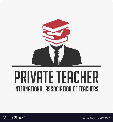 Teacher Illustration, Instagram Logos, Teacher Logo, Private Teacher, Building Logo, Hat Vector, Halftone Dots, Vintage Photo Frames, Well Read