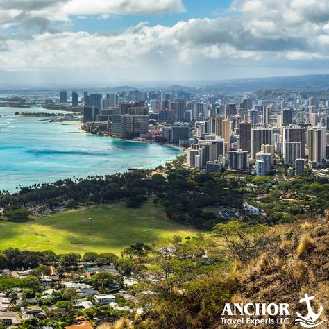 Plan to tackle Diamond Head early before the crowds and heat of midday. The hike is moderate and on a well-maintained trail, including some stair to the summit. Once there take time to enjoy the views of Oahu including Waikiki and Honolulu. #beach #oahuhawaii #diamondhead #diamondheadcrater #hawaii #honolulu Honolulu Beach, Hawaii Honolulu, Diamond Head, Oahu Hawaii, Take Time, Honolulu, Oahu, Places To Go, Hawaii